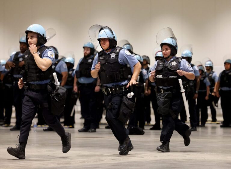 'this Will Not Be 1968.' Chicago Police Prepare For Dnc.