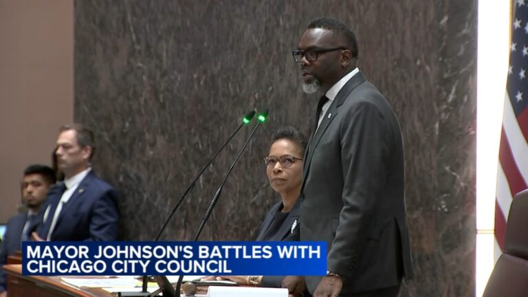 Chicago Mayor Brandon Johnson's Battles With City Council Over Shotspotter,