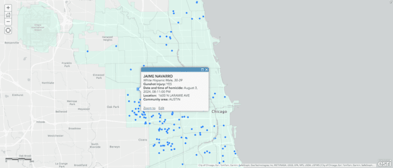 Tracking Chicago Homicides In 2024: Number Of Victims And Location