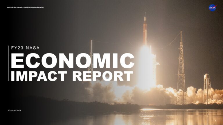 New Report Shows Nasa $75.6 Billion Boost To Us Economy