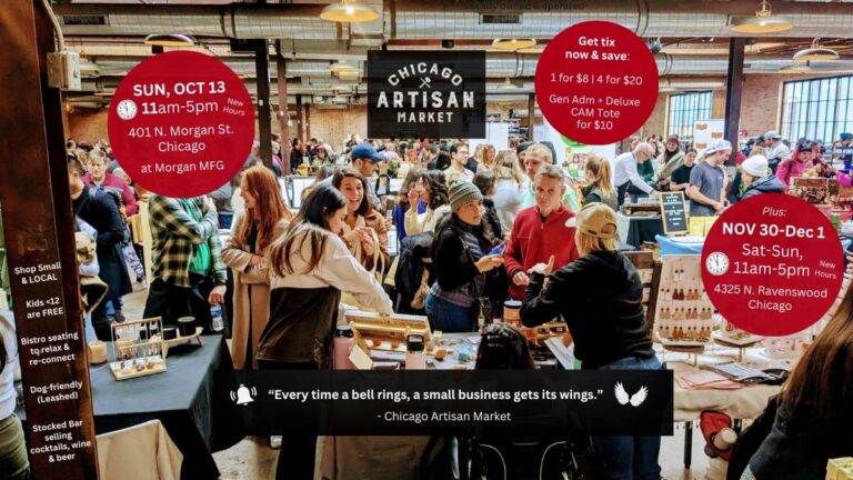 October 13 | Chicago Artisan Market (fall Market) At Fulton