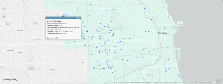 Tracking Chicago Homicides In 2024: Number Of Victims And Location