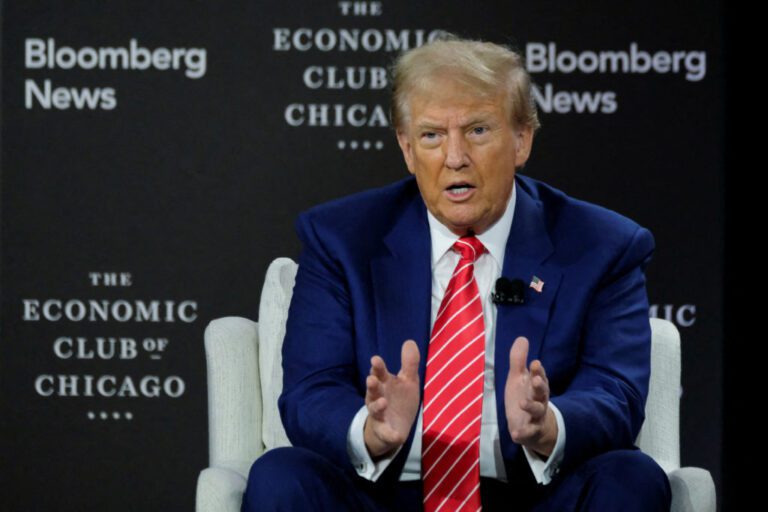 Watch: Trump Praises Tariffs During Conversation With Bloomberg News