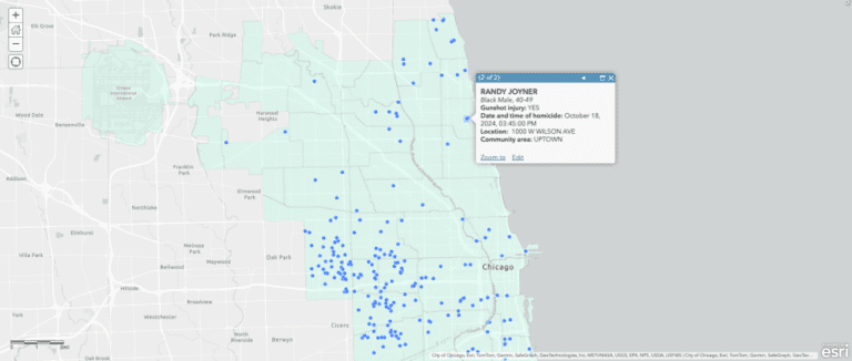 Tracking Chicago Homicides In 2024: Number Of Victims And Location