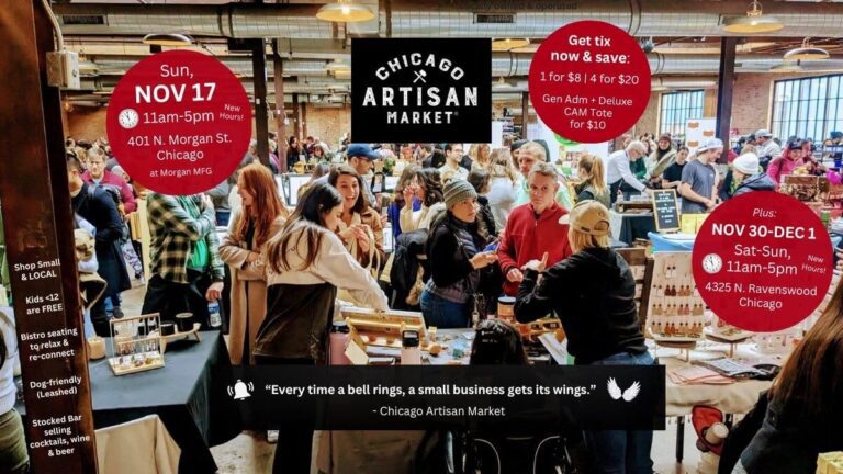 November 17 | Chicago Artisan Market (holiday Market) At Fulton