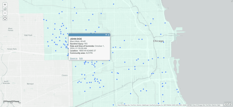 Tracking Chicago Homicides In 2024: Number Of Victims And Location