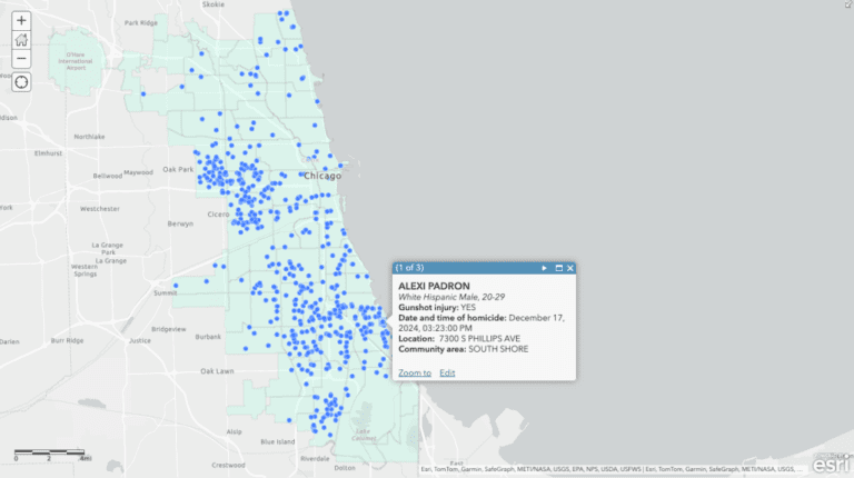 Tracking Chicago Homicides In 2024: Number Of Victims And Location