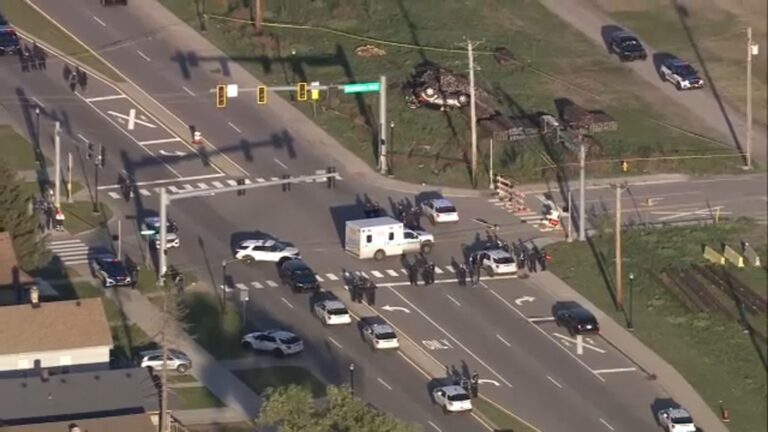Chicago police at the crash site, and cuba is investigating